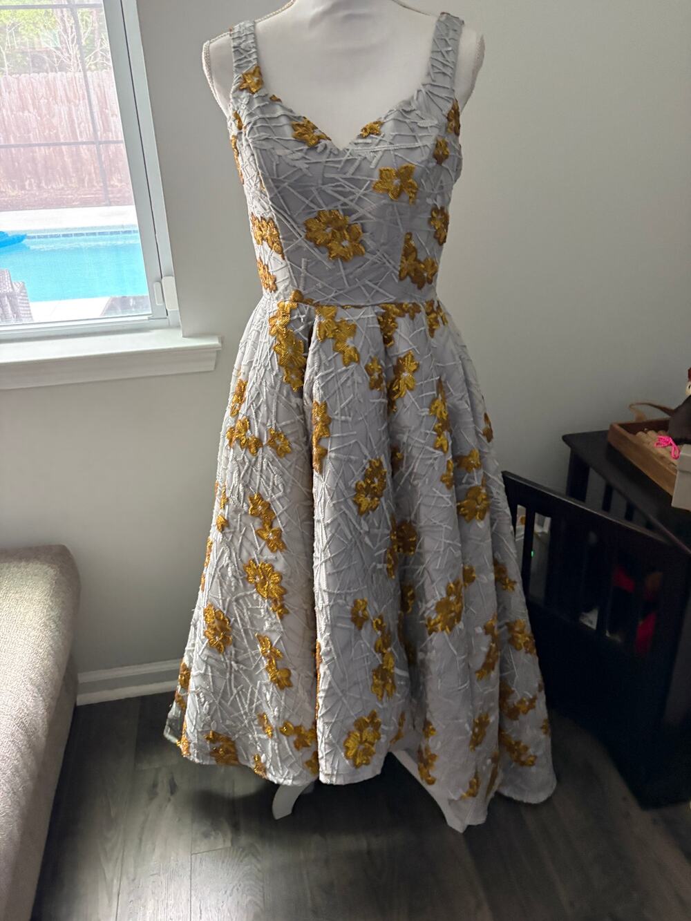 high low brocade linda bezuidenhout dress